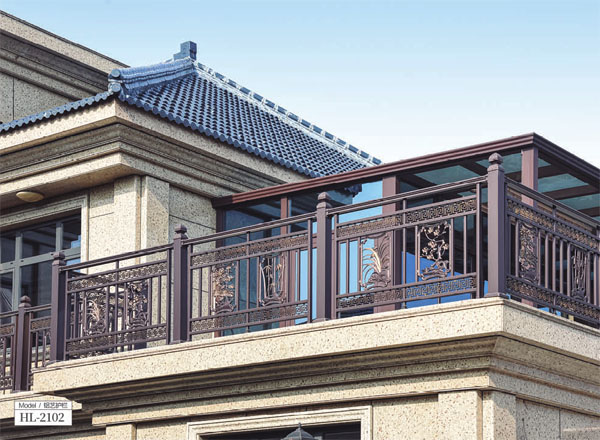 HL-2102型屋顶露台阳台护栏