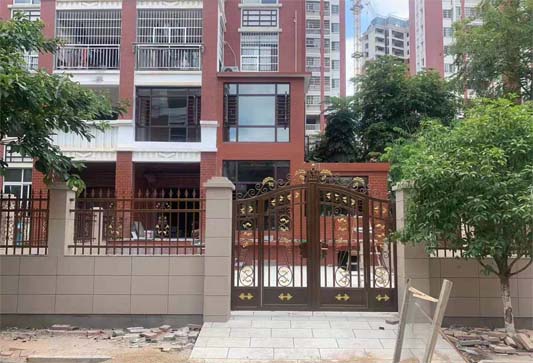 赣县欧洲城别墅庭院栏杆和大门(图2)