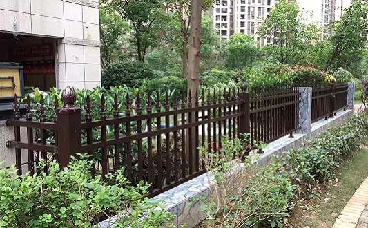 赣州海亮天城铝艺庭院围栏护栏案例