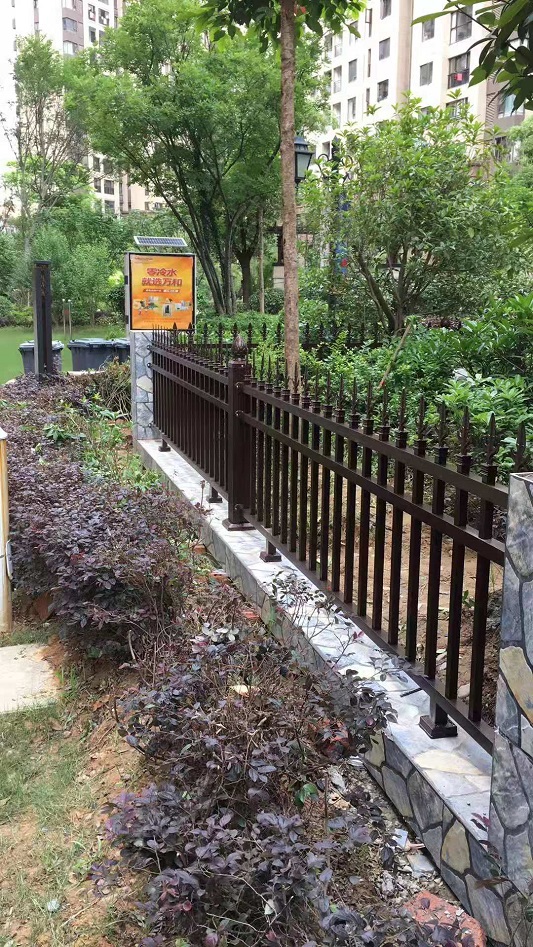 赣州海亮天城铝艺庭院围栏护栏案例(图3)